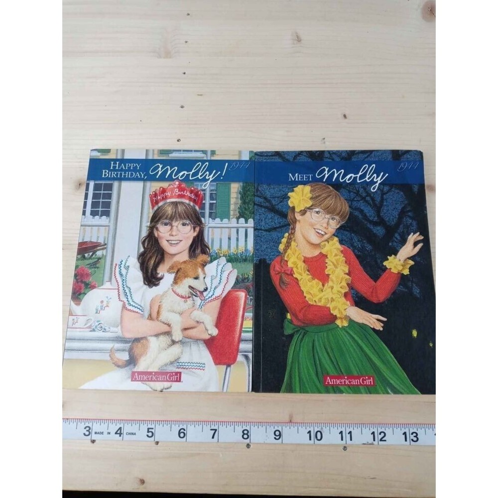 Molly: An American Girl Book Happy Birthday & Meet Molly Lot of 2